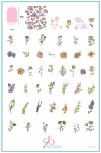 CJS-237 Field of Flowers - Ongles Elaine Lemay 