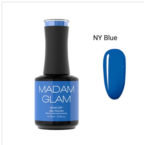 NY Blue - Ongles Elaine Lemay 