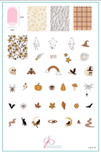 CJS-H-74 Boho Halloween - Ongles Elaine Lemay 