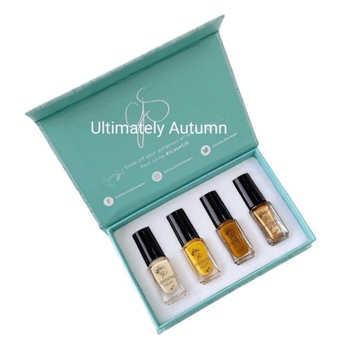 Kit vernis à stamping Ultimately Autumn (4 couleurs) - Ongles Elaine Lemay 