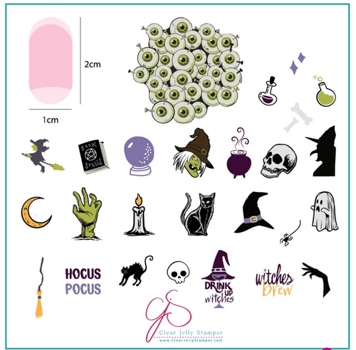 CJS-H-56 Witches Brew - Ongles Elaine Lemay 