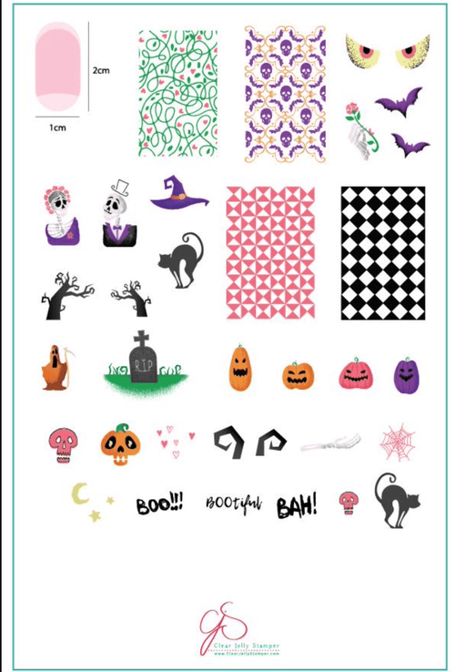 CJS-H-47 BOO-tiful - Ongles Elaine Lemay 