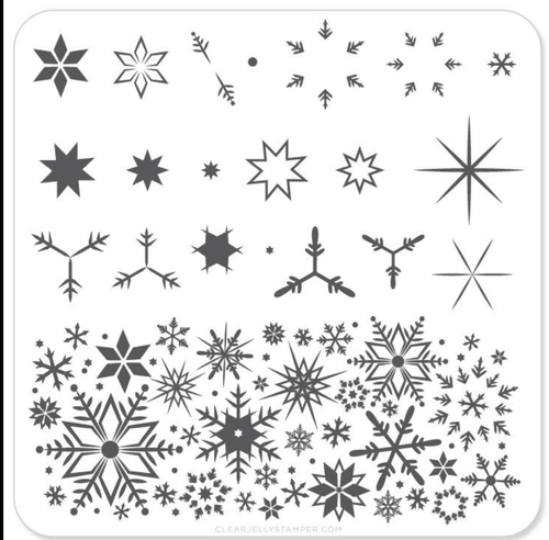 CJS-03 Snowflakes - Ongles Elaine Lemay 
