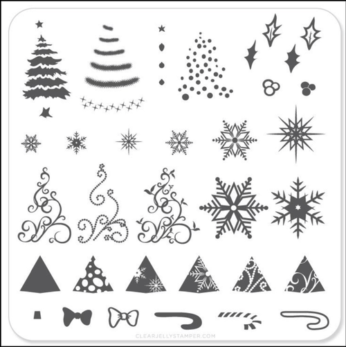 CJS-C-01 Christmas Tree - Ongles Elaine Lemay 