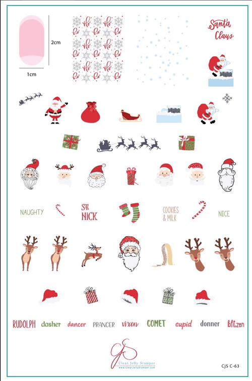 CJS-C-63 Dear Santa - Ongles Elaine Lemay 