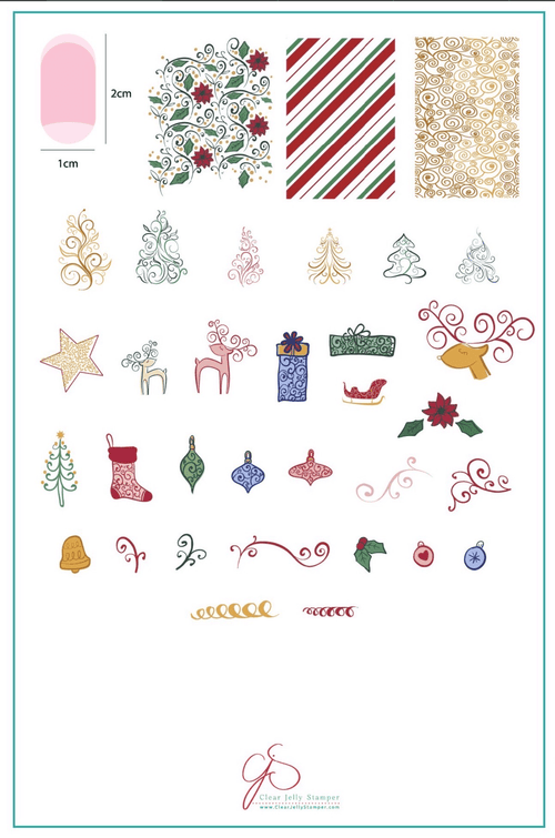 CJS-C-21 Baubles & Bells - Ongles Elaine Lemay 