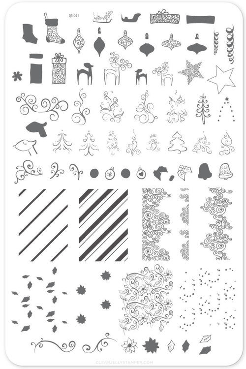 CJS-C-21 Baubles & Bells - Ongles Elaine Lemay 