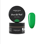 Gel paint vert - Ongles Elaine Lemay 