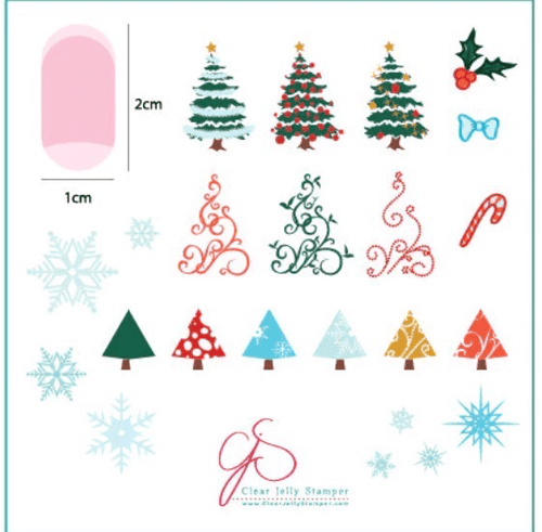 CJS-C-01 Christmas Tree - Ongles Elaine Lemay 