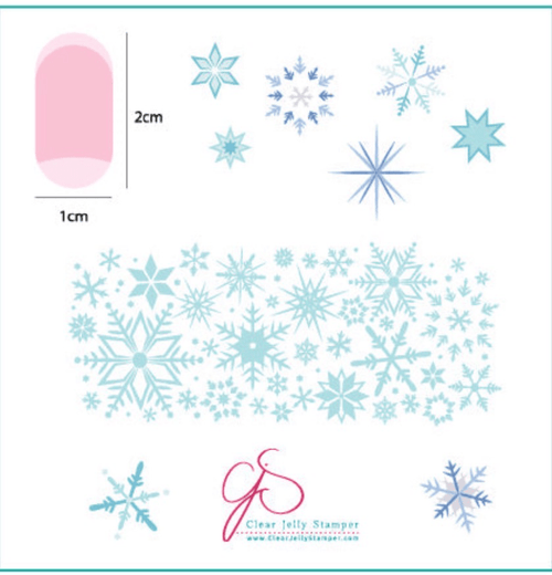 CJS-03 Snowflakes - Ongles Elaine Lemay 