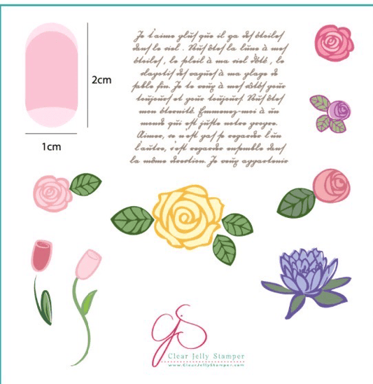 CJS-02 Simple rose & script