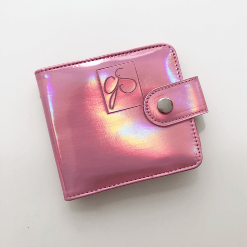Snap Medium holo holder plaques rose - Ongles Elaine Lemay 