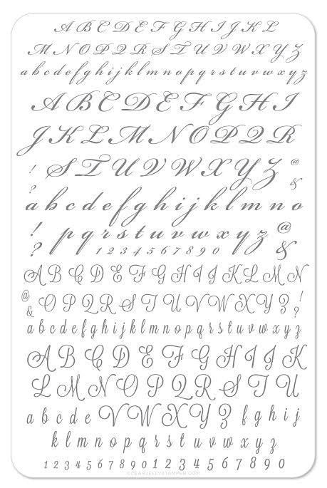 CJS-41 Alphabet Script - Ongles Elaine Lemay 