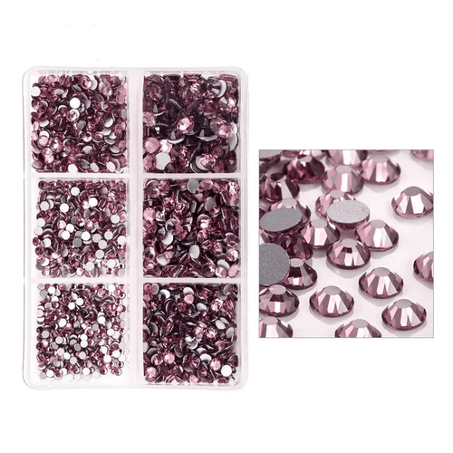 Boîtier bijoux 6 grandeurs Light Purple - Ongles Elaine Lemay