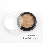 Caviar 0,4mm Rose Gold - Ongles Elaine Lemay