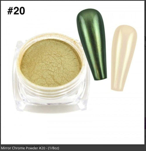 Chrome miroir 20 - Ongles Elaine Lemay