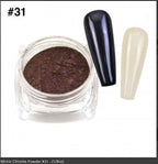 Chrome miroir 31 - Ongles Elaine Lemay