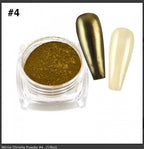 Chrome miroir 4 - Ongles Elaine Lemay