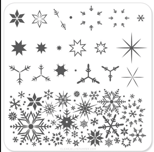 CJS-03 Snowflakes - Ongles Elaine Lemay