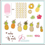 CJS-130 Pinapple Pizazz - Ongles Elaine Lemay