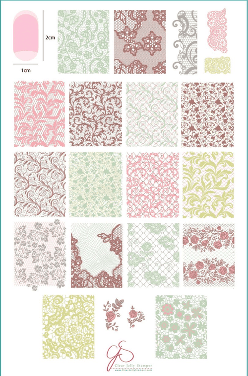 CJS-178 A Touch Of Lace - Ongles Elaine Lemay