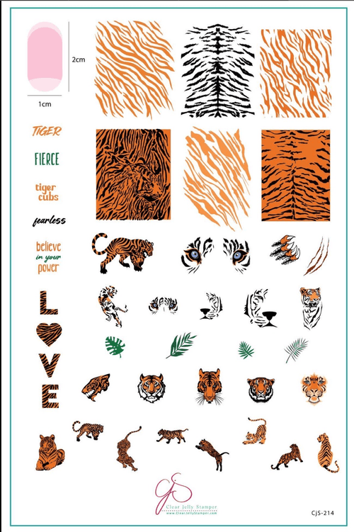 CJS-214 Eye of the Tiger - Ongles Elaine Lemay