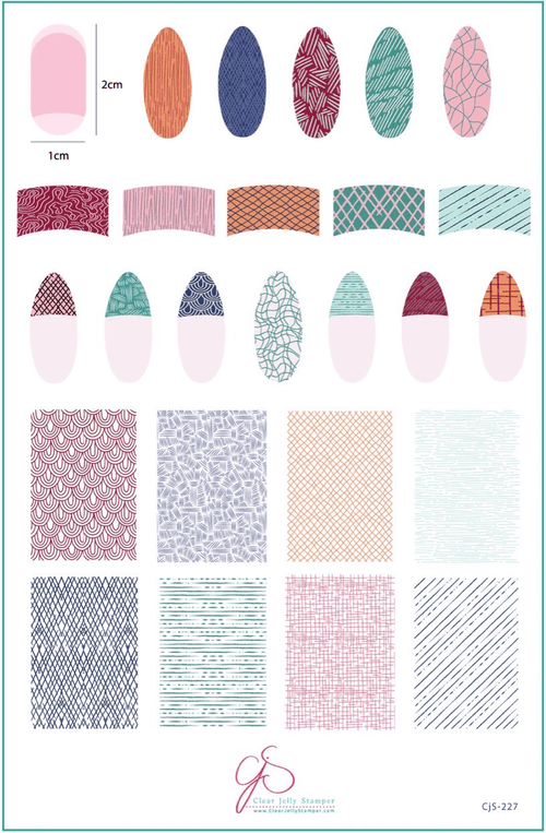 CJS-227 French textile collection 1 - Ongles Elaine Lemay