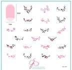 CJS-234 Twirly Swirly French - Ongles Elaine Lemay