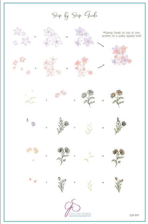 CJS-237 Field of Flowers - Ongles Elaine Lemay
