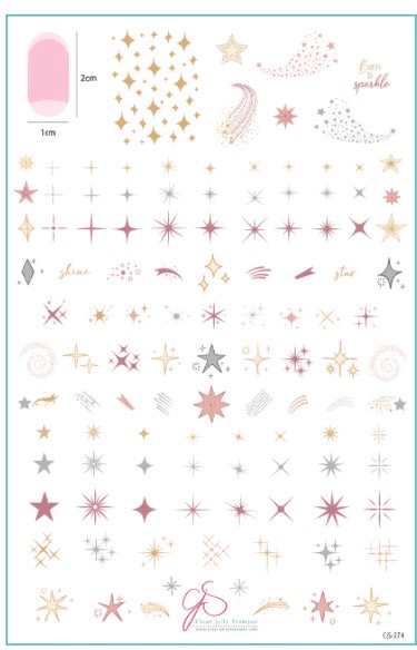 CJS-274 Born to Sparkle - Ongles Elaine Lemay