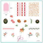 CJS-280 Floral Blossom 2 - Ongles Elaine Lemay