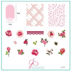 CJS-281 Floral Blossom 3 - Ongles Elaine Lemay