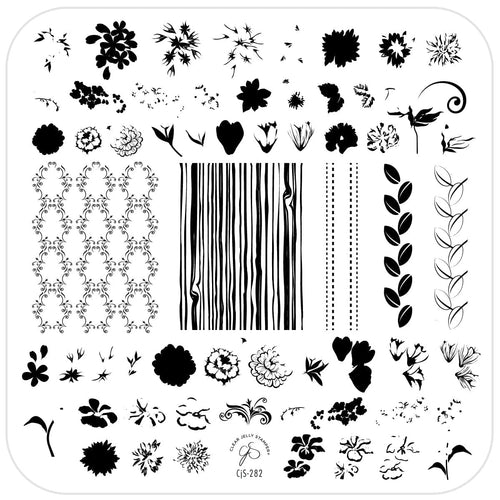 CJS-282 Floral Blossom 4 - Ongles Elaine Lemay
