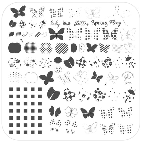 CJS-285 Patterned Spring 1 - Ongles Elaine Lemay