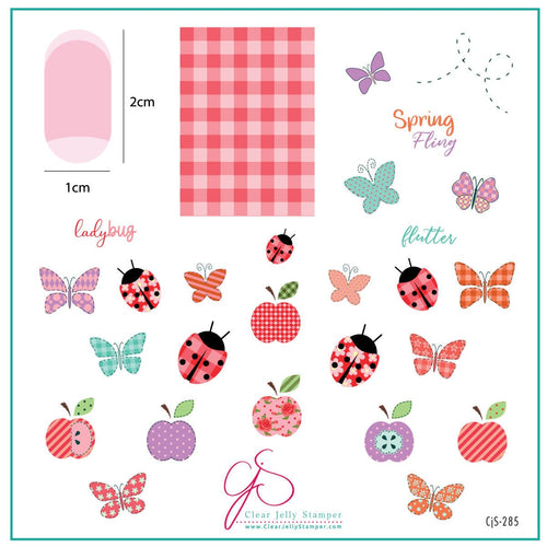 CJS-285 Patterned Spring 1 - Ongles Elaine Lemay