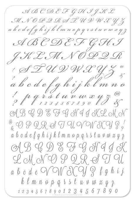 CJS-41 Alphabet Script - Ongles Elaine Lemay