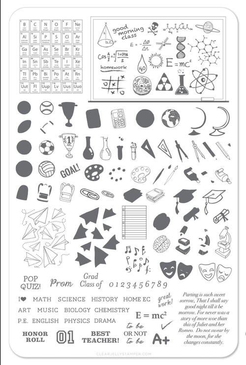 CJS-43 Back to school Scholastic - Ongles Elaine Lemay