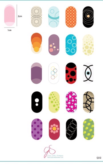 CJS-53 Circles - Ongles Elaine Lemay