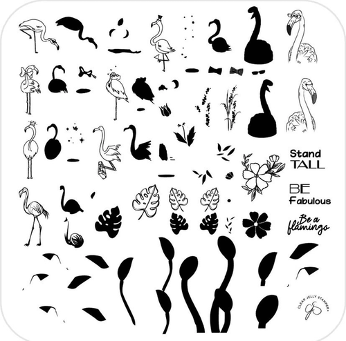 CJS-93 Lil Flamingo - Ongles Elaine Lemay
