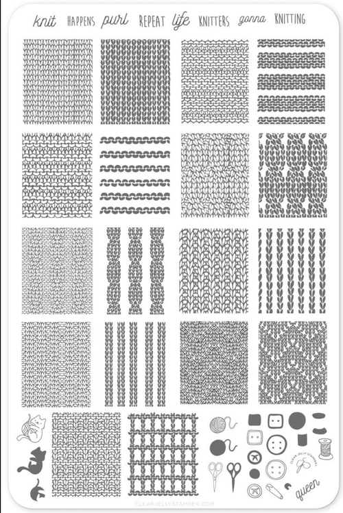 CJS-96 Knitters gonna Knit - Ongles Elaine Lemay