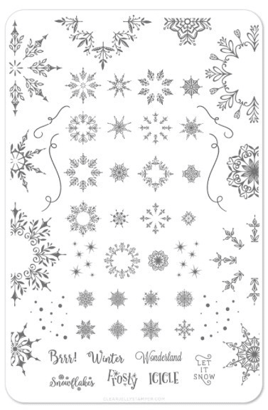 CJS-C-18 Let it snow - Ongles Elaine Lemay