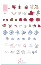 CJS-C-19 Merry Christmas my deer - Ongles Elaine Lemay