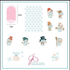 CJS-C-40 Do you want to build a snowman - Ongles Elaine Lemay