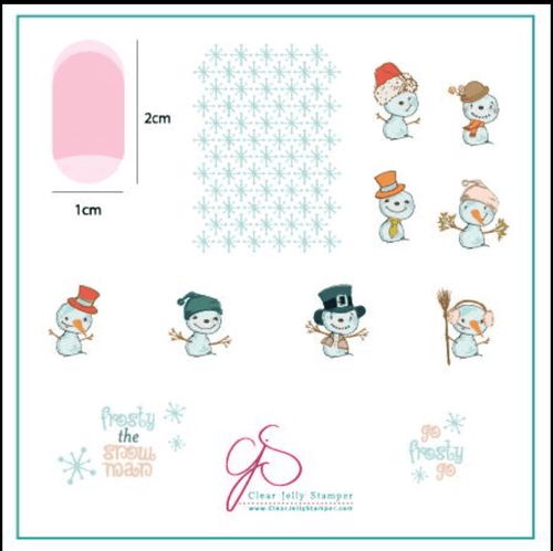 CJS-C-40 Do you want to build a snowman - Ongles Elaine Lemay