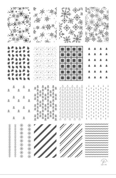 CJS-C-43 Pretty paper elegant - Ongles Elaine Lemay