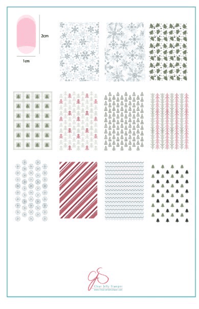 CJS-C-43 Pretty paper elegant - Ongles Elaine Lemay