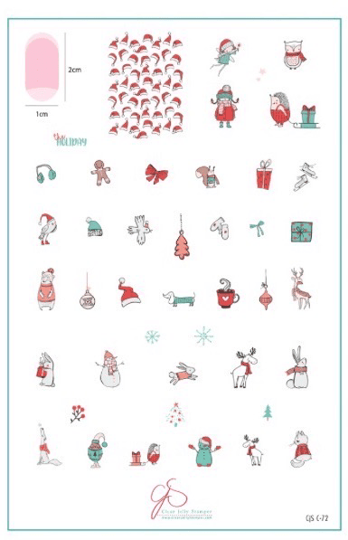 CJS-C-72 The Holidays - Ongles Elaine Lemay