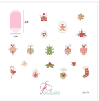 CJS-C-73 Ornate ornaments - Ongles Elaine Lemay