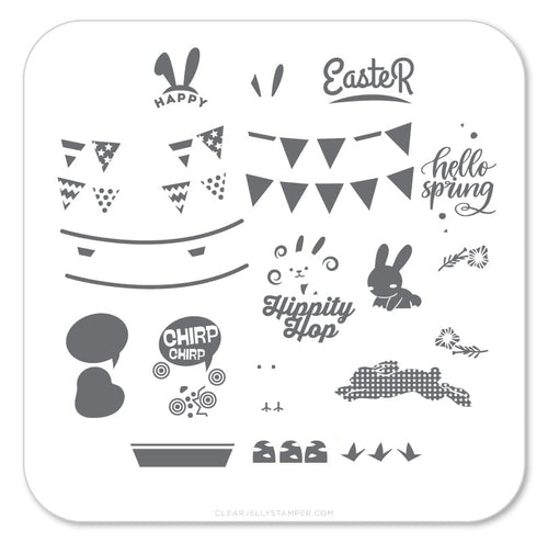 CJS-H-12 Hippity Easter - Ongles Elaine Lemay