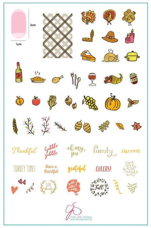 CJS-H-15 Give Thanks - Ongles Elaine Lemay